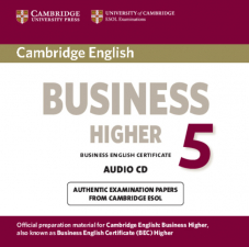 Cambridge English Business 5 Higher Audio CD